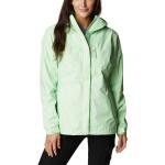 Vestes de pluie Columbia Pouring Adventure vertes en nylon imperméables respirantes Taille S pour femme 