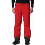 Pantalons de ski Columbia rouges en polyester imperméables stretch Taille 3 XL pour homme 