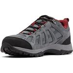 Chaussures de randonnée Columbia Redmond grises en cuir synthétique imperméables Pointure 49 look fashion pour homme en promo 