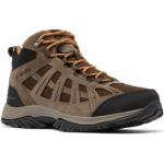 Chaussures de randonnée Columbia Redmond marron en cuir synthétique étanches pour homme en promo 