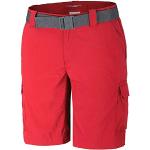Shorts cargo Columbia Silver Ridge rouges en nylon Taille S pour homme 