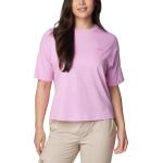 T-shirts Columbia roses en polyester à motif ville à manches courtes à manches courtes Taille M look sportif pour femme 