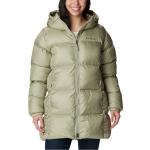 Columbia - Doudoune mi-longue et isolante - Puffect™ Mid Hooded Jacket Safari pour Femme - Taille S - Kaki