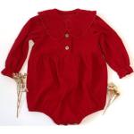 Robes d'été rouge fraise en velours pour fille de la boutique en ligne Etsy.com 
