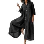 Pyjamas combinaisons de mariage noirs à paillettes à motif animaux Taille XL plus size look sexy pour femme 