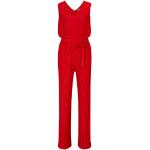 Robes de créateur HUGO BOSS BOSS rouges en coton sans manches sans manches à col en V Taille S pour femme 
