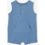 Combinaisons Vertbaudet bleues en coton Taille 6 mois pour bébé de la boutique en ligne Vertbaudet.fr 