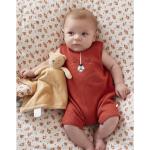 Pyjamas Noukies rouge brique en jersey à motif tigres Taille 12 mois pour bébé en promo de la boutique en ligne Vertbaudet.fr 
