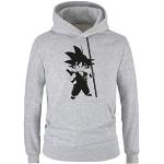 Sweats à capuche Comedy Shirts gris foncé à logo Dragon Ball Son Goku look fashion pour garçon de la boutique en ligne Amazon.fr 