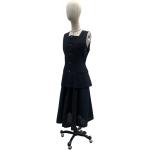 Robes en laine Comme des Garçons noires seconde main look vintage pour fille en promo de la boutique en ligne Vestiairecollective 