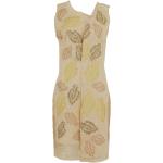 Robes Comme des Garçons beiges à fleurs en polyester seconde main pour fille de la boutique en ligne Vestiairecollective 