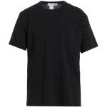 T-shirts col rond Comme des Garçons noirs en coton à manches courtes à col rond Taille XS pour homme 