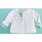 Vestes polaires Linvosges blanches en polaire look fashion pour bébé de la boutique en ligne Linvosges.fr 