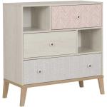 Commodes 3 tiroirs Tous Mes Meubles blanches en bois massif made in France scandinaves en promo 