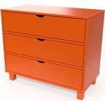 Commodes ABC Meubles orange en pin made in France 