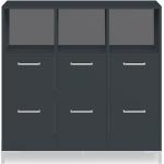 Buffets Pickawood gris anthracite 