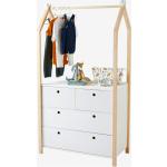 Commodes Vertbaudet blanches en pin scandinaves 