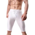 Shorts de basketball blancs Taille XL look fashion pour homme 
