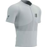 T-shirts Compressport blancs en microfibre Taille L look fashion pour homme 