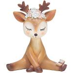 COMTERVI Figurine Faon, Ornements décoratifs, Figurine cerf Faon Miniature 3D Bambi, Figurines Animaux