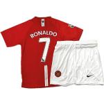 Maillots de football rouges enfant Cristiano Ronaldo look fashion 