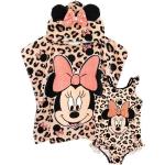 Ponchos roses à effet léopard en polyester Mickey Mouse Club Minnie Mouse Taille 4 ans look fashion pour fille de la boutique en ligne joom.com/fr 