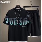 T-shirts Hip-Hop en polyester à manches courtes Taille 3 XL look Hip Hop pour homme 