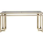 Tables console KARE DESIGN dorées en acier modernes 