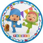 CONVER PARTY - Pocoyo & Nina - Assiettes Jetables pour Fête des Enfants Pocoyo - Articles de Décoration pour Fêtes à thème - 8 Assiettes - 18 CM