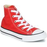 Chaussures montantes Converse Chuck Taylor rouges avec un talon jusqu'à 3cm look casual pour enfant 