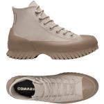 Chaussures Converse Chuck Taylor beiges en cuir en cuir Pointure 37 classiques pour femme en promo 