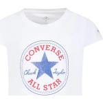 T-shirts à col rond Converse blancs Taille 10 ans classiques pour fille de la boutique en ligne Miinto.fr avec livraison gratuite 