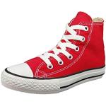 Chaussures de sport Converse Chuck Taylor rouges en caoutchouc Pointure 32 look fashion pour enfant en promo 