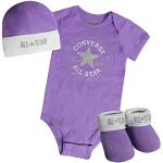 Combinaisons Converse violettes en coton pour bébé look fashion 