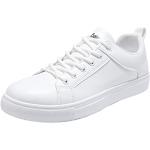 Chaussures de skate  saison été blanches à paillettes imperméables à élastiques Pointure 44 plus size look casual pour homme 