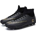 Chaussures de football & crampons noires en caoutchouc Pointure 49 avec un talon jusqu'à 3cm look fashion pour homme 