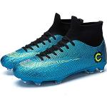 Chaussures de football & crampons bleues en caoutchouc Pointure 49 avec un talon jusqu'à 3cm look fashion pour homme 