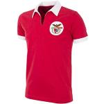 COPA SL Benfica 1962-63 T-Shirt rétro pour Homme L Rouge