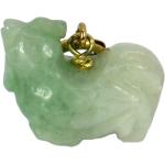 Pendentifs en or vert jade en or jaune 9 carats pour femme 