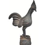Statuettes en bronze en bronze à motif Afrique de 36 cm style ethnique 