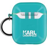 Coques & housses Karl Lagerfeld bleues en silicone de portable en promo 