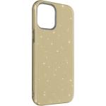 Coques & housses iPhone 12 Mini Avizar dorées en silicone à paillettes Anti-choc look chic 
