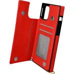 Coques & housses iPhone 12 Mini Avizar rouges en silicone type portefeuille en promo 