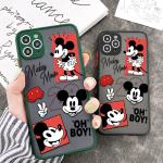 Coques Xiaomi rouges en silicone Mickey Mouse Club Mickey Mouse Anti-rayures look fashion 