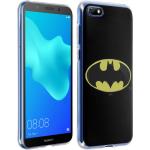 Coque Huawei Y5 2018/Honor 7S Design Logo Batman Silicone Fine DC Comics Noir