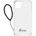 Coques & housses iPhone 12 Pro Max Guess en silicone à perles look chic en solde 