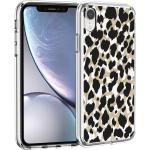 Coques & housses iPhone XR dorées à effet léopard en silicone à motif animaux type souple look fashion 