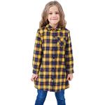 Chemises jaunes à carreaux en coton à carreaux Taille 11 ans look fashion pour fille de la boutique en ligne Amazon.fr 