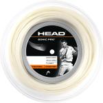 Cordage de tennis Head Sonic Pro White (200 m) 1,25 mm 1,25 mm blanc