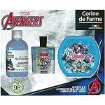 Eaux de toilette Corine de Farme The Avengers fruités d'origine française à la pomme 50 ml en coffret pour enfant 